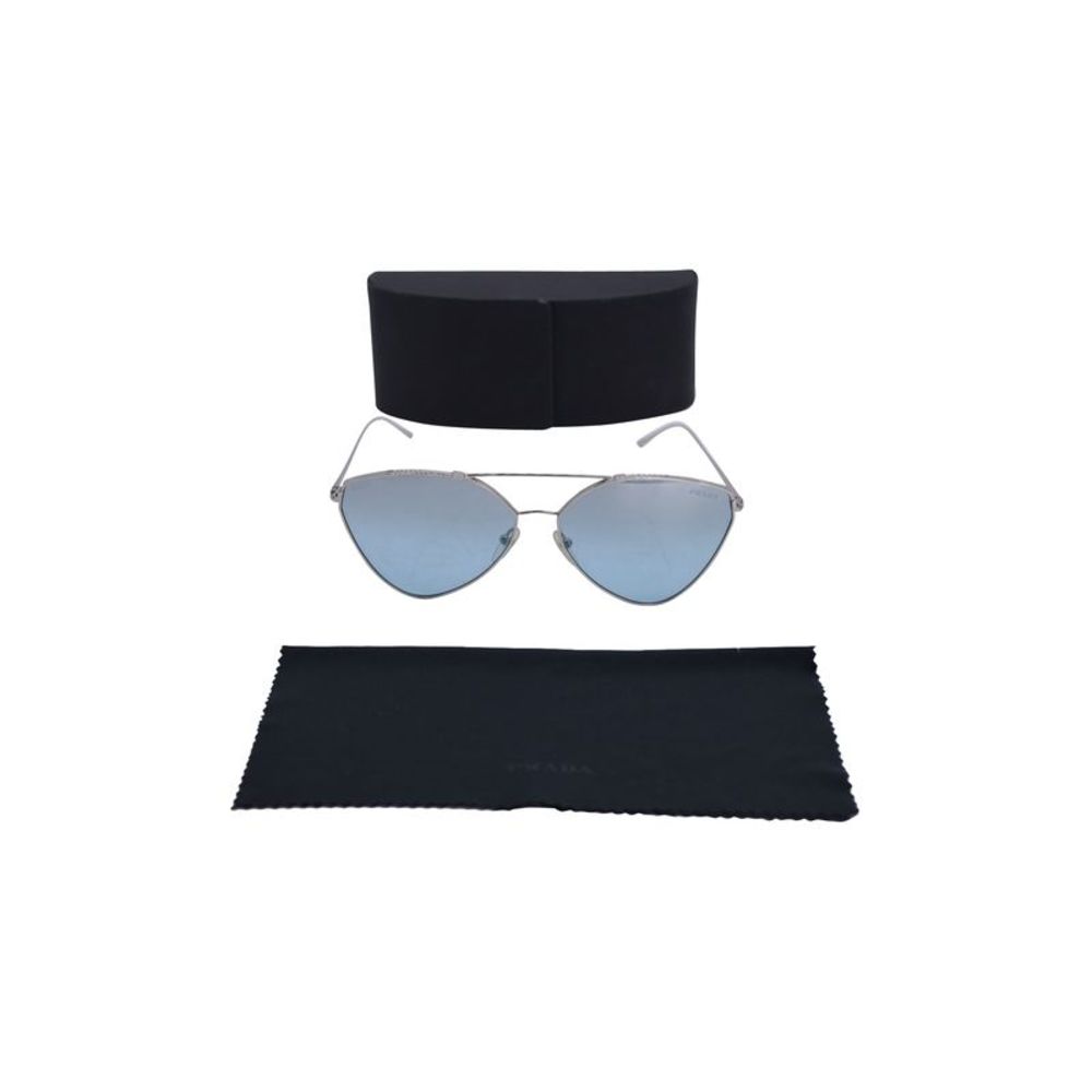 Prada Aviator Tinted Sunglasses in Silver Metal - Picture 7 of 7